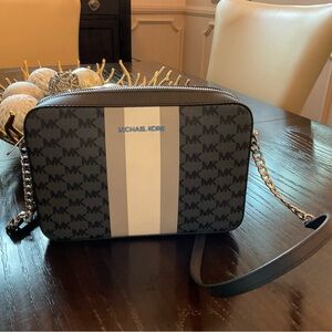 Michael Kors Monogram Crossbody Bag